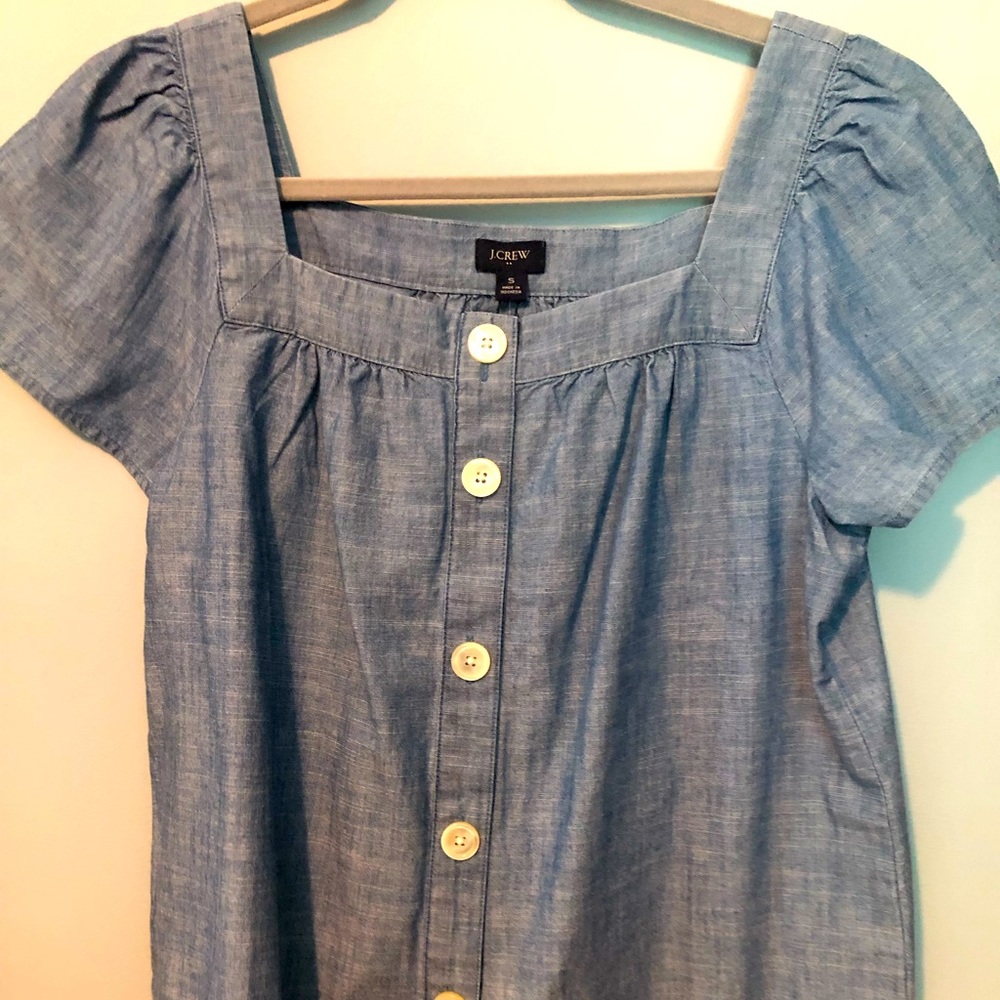 J.Crew Denim Top Size S NWT!!